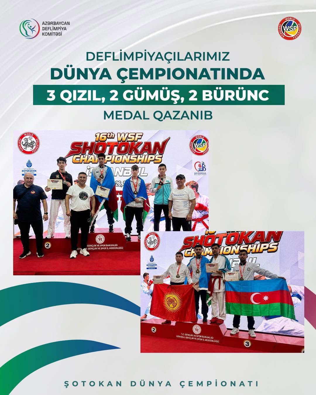 Deflimpiyaçılarımız Dünya çempionatında 7 medal qazanıb
