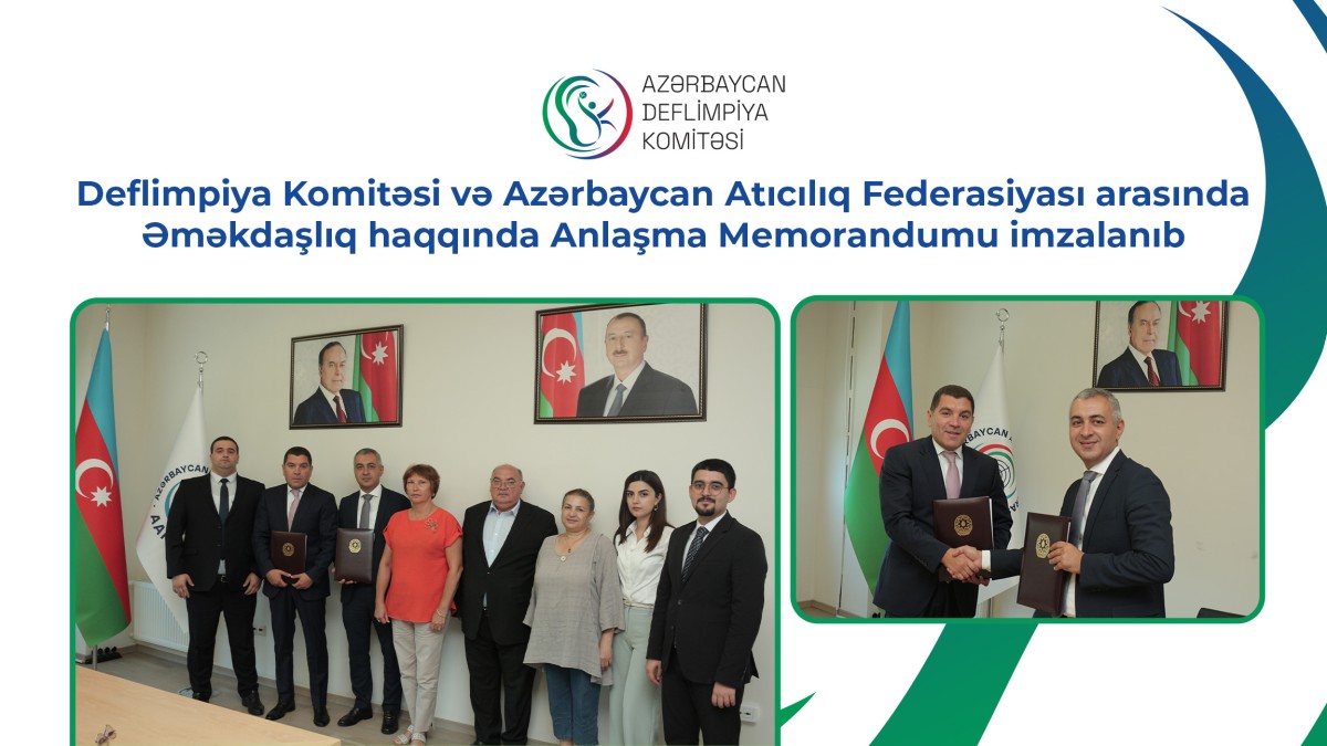 Deflimpiya Komitəsi və Azərbaycan Atıcılıq Federasiyası arasında Memorandum imzalanıb
