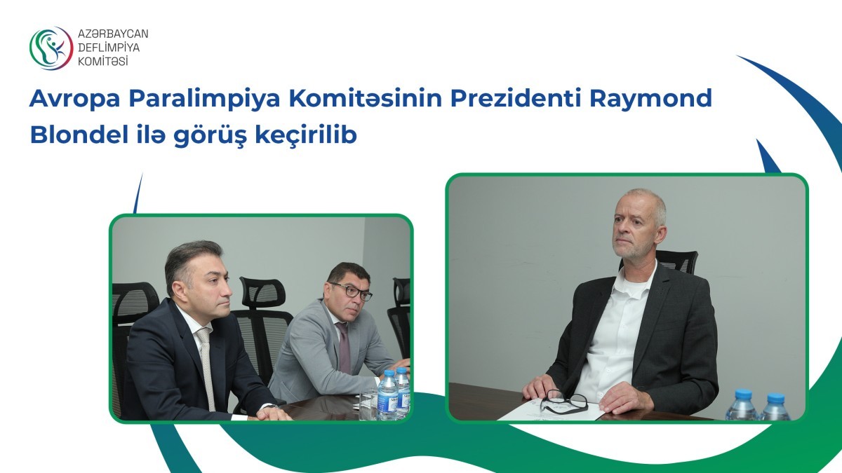 Meeting with Mr. Raymond Blondel, President of the European Paralympic Committee