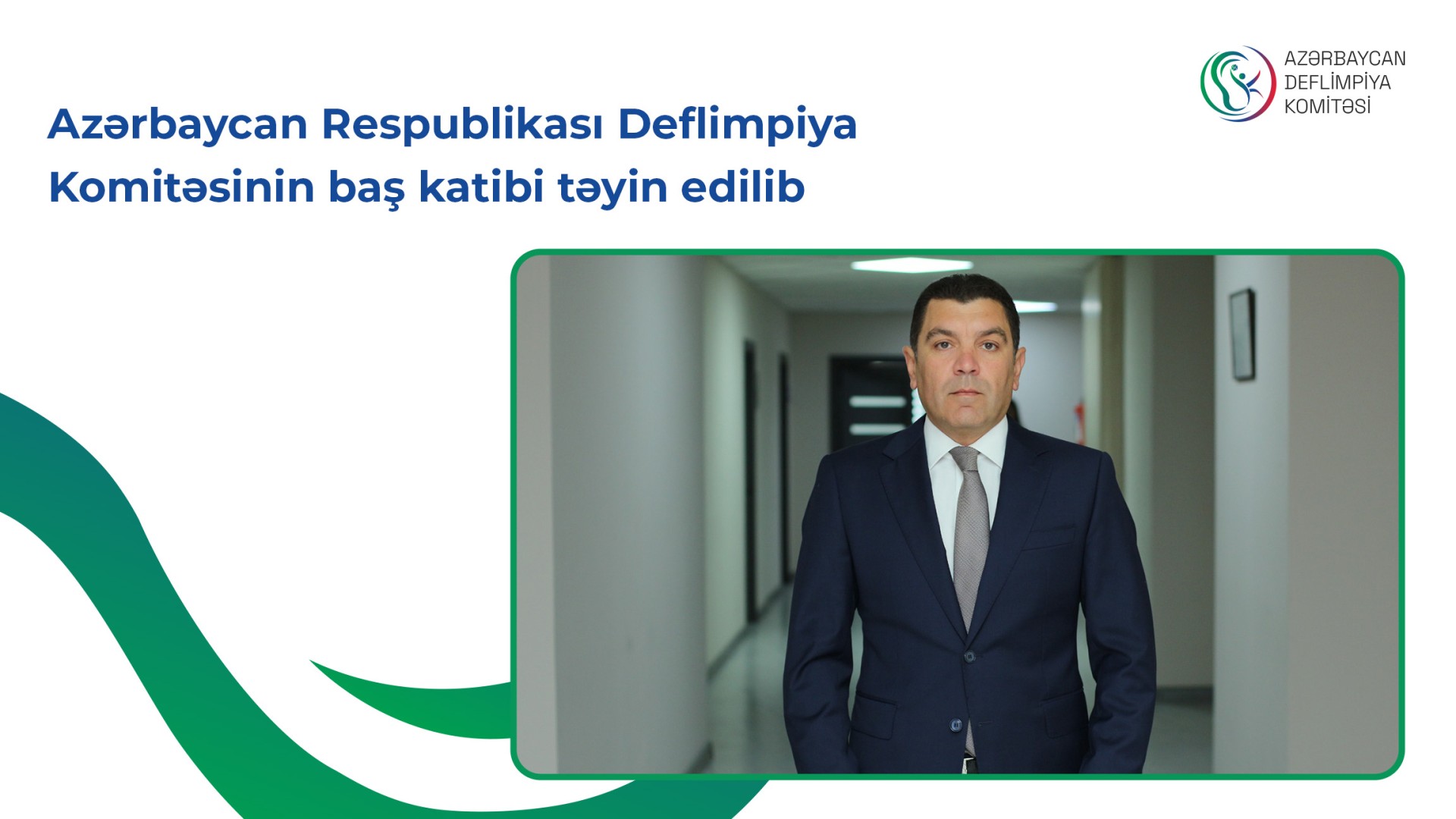 Azərbaycan Deflimpiya Komitəsində yeni təyinat olub