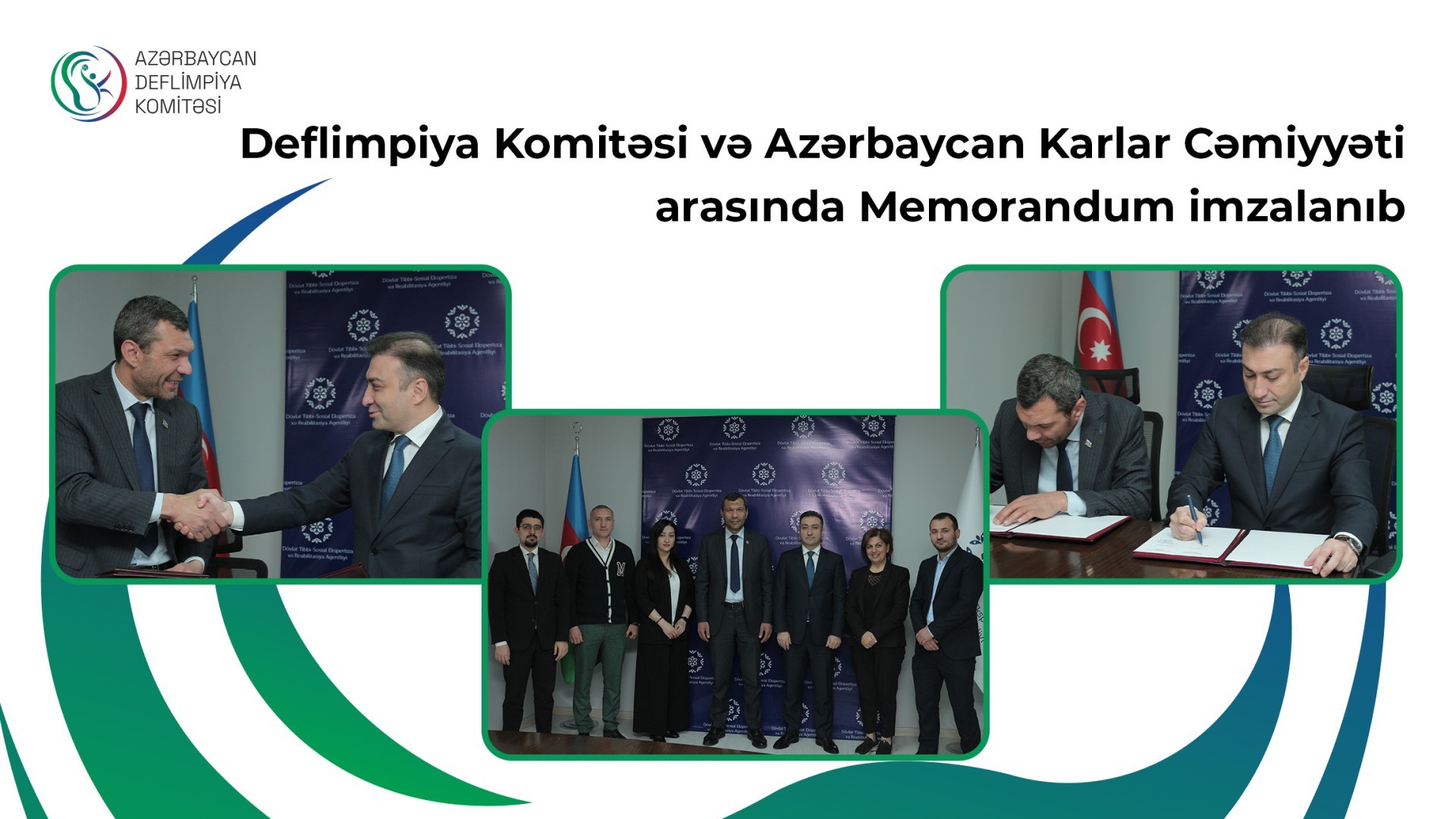 MOU signed between Deaflympic Committee and “Azerbaijan Deaf Society”