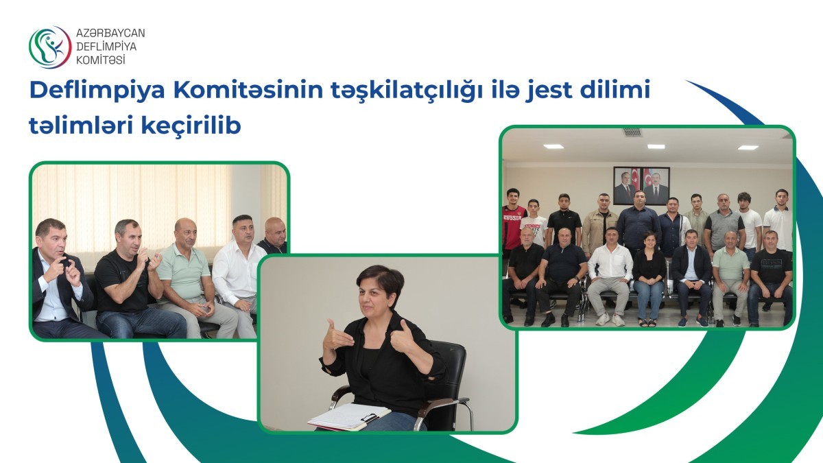 Sign language courses organized by the Deaflympic Committee