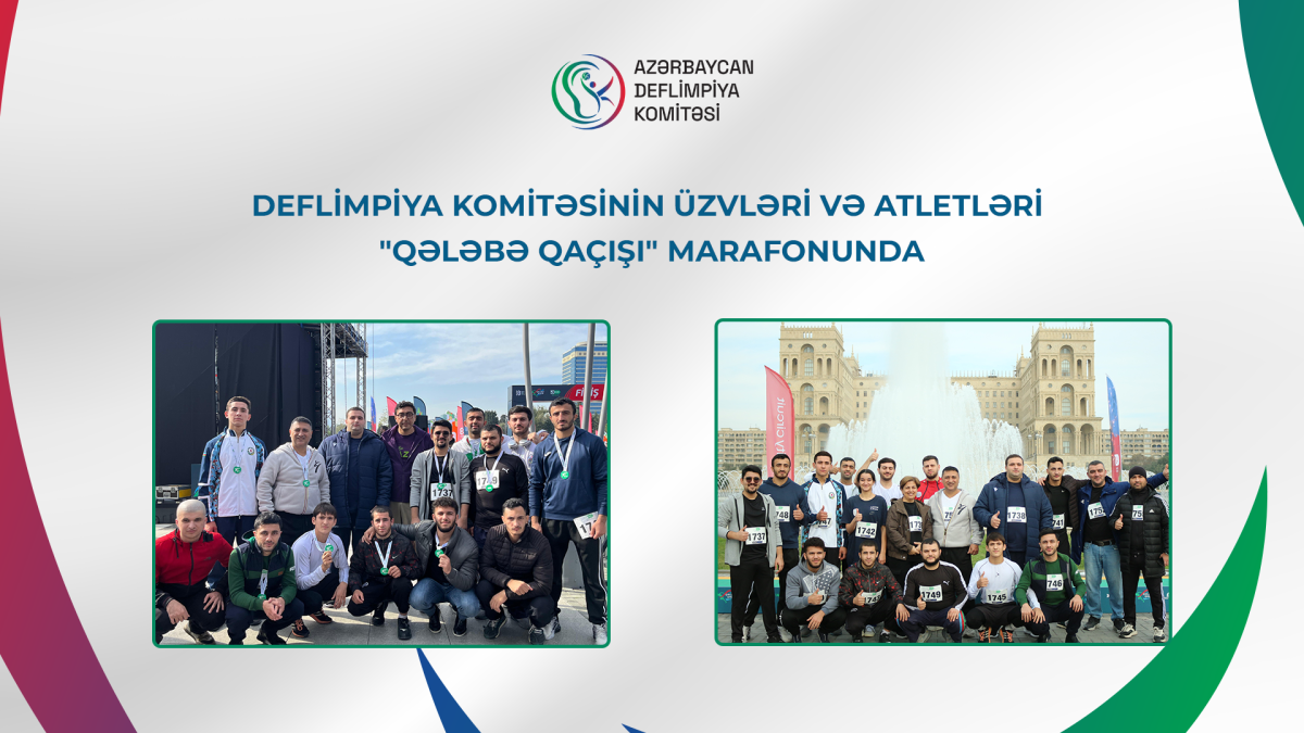 Deaf athletes participated at the “Victory Run” maraphone