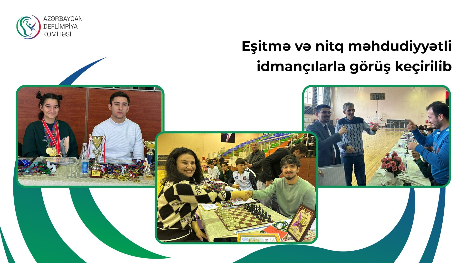 Meeting with athletes with hearing and speech impairments