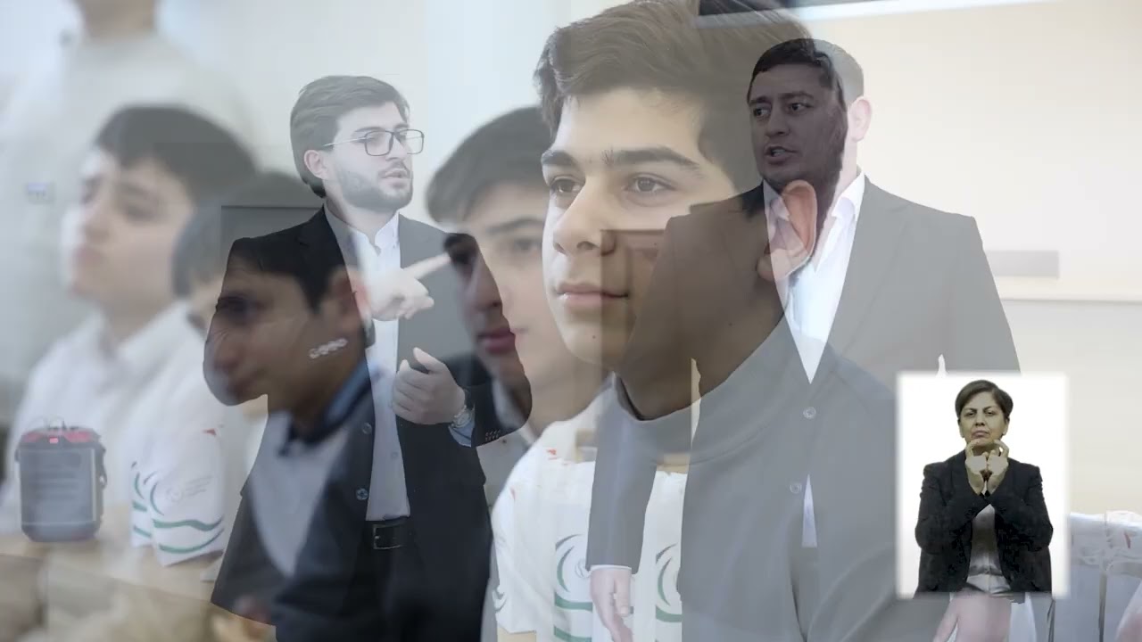 Eşitmə məhdudiyyətli şagirdlərlə görüş