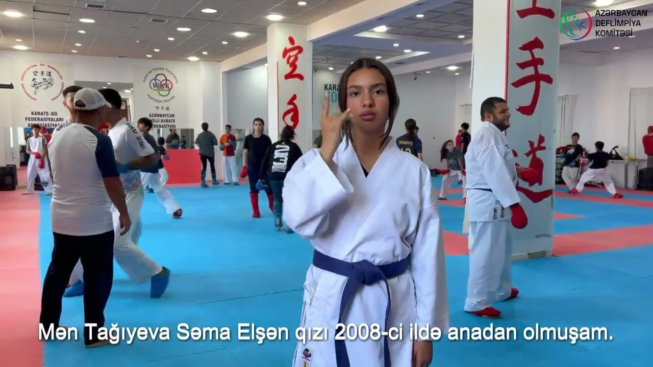 İdmançımız Səma Tağıyeva #İdmanSəsimizOlsun deyir!