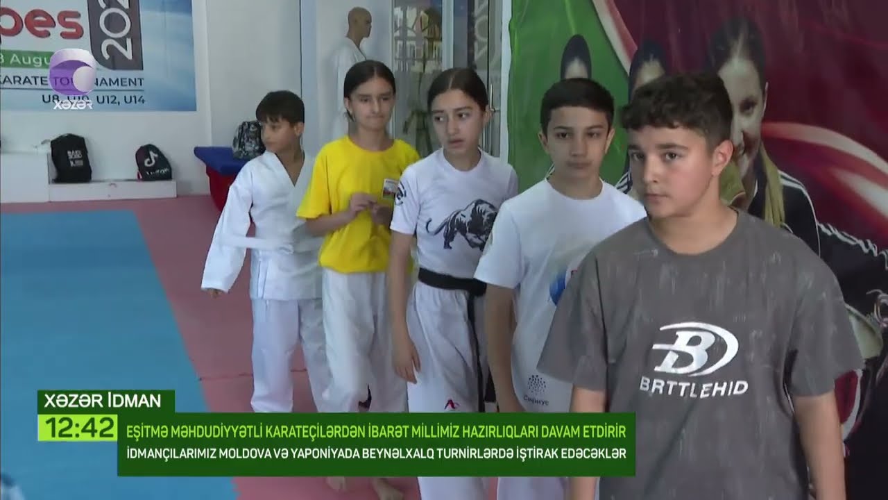 Karateçilərimiz beynəlxalq turnirdə iştiraka hazırlaşır